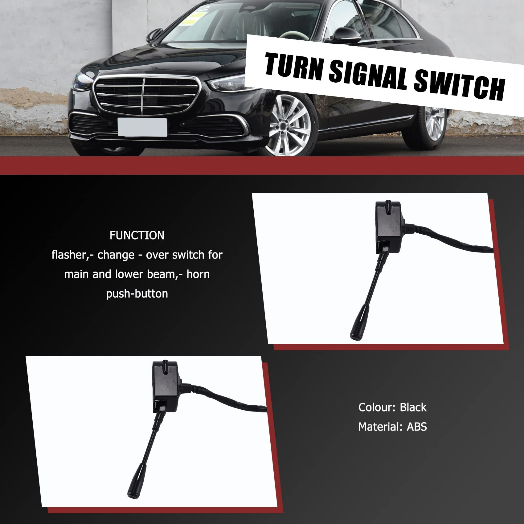 Amazon | LAMELLIS ステアリングコラムウィンカースイッチ 遠近ライト